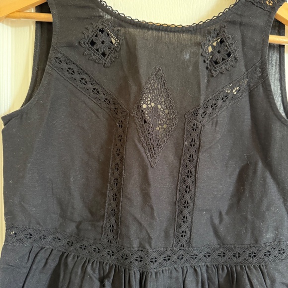 Sezane Zarri Dress Black - Size 2 - Picture 4 of 11